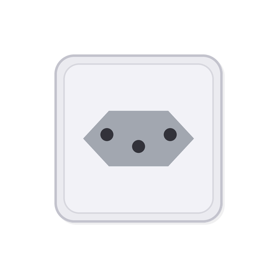 Type J power plug used in Switzerland